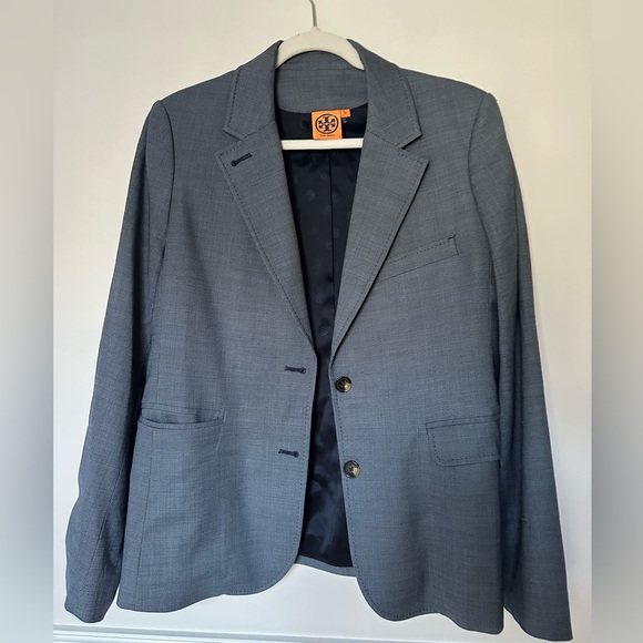 Tory Burch Single Breasted Two Button Blazer - Picture 3 of 9